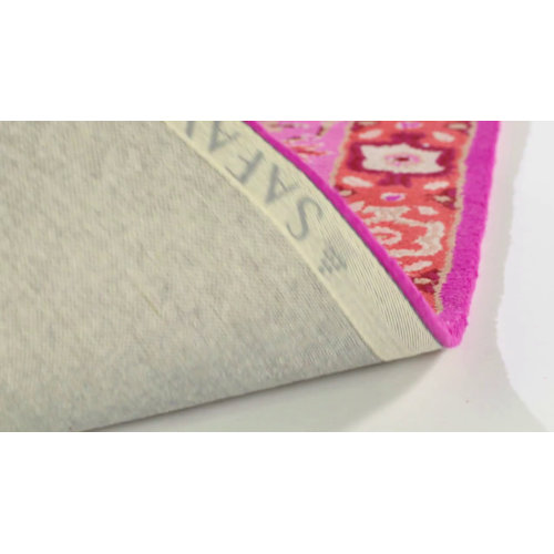 Bungalow Rose Blokzijl Oriental Handmade Tufted Wool Area Rug in Red